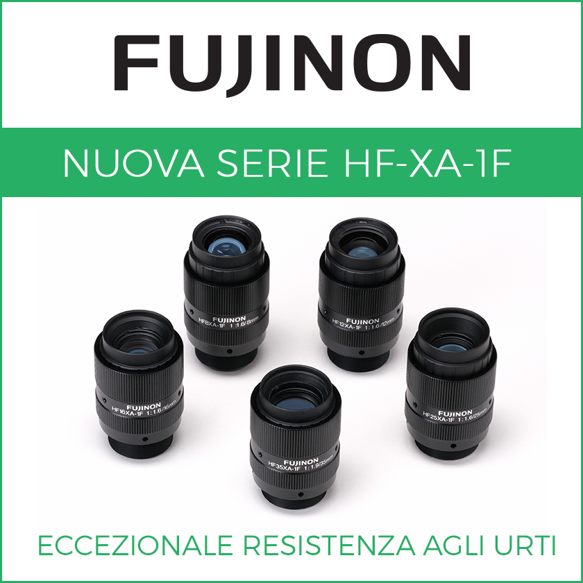 HF-XA-1F di Fujinon: la famiglia di obiettivi passo C per impieghi gravosi