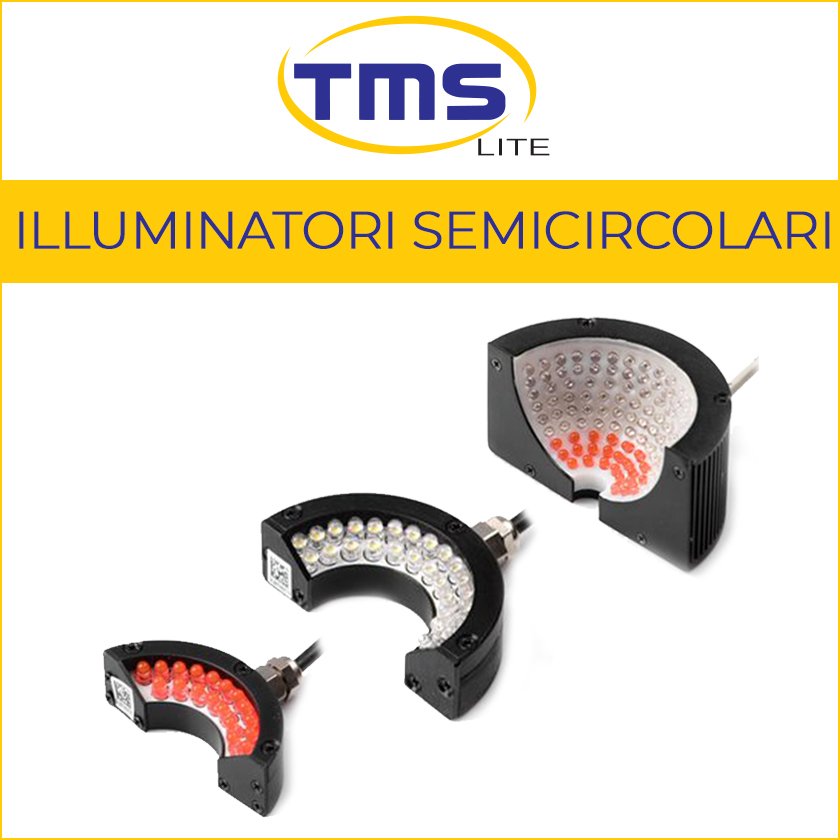 Illuminatori semicircolari per sistemi di visione artificiale