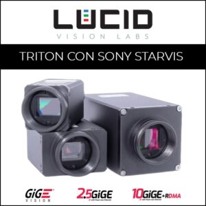 Telecamere Lucid Triton con sensore Sony Starvis e Starvis2