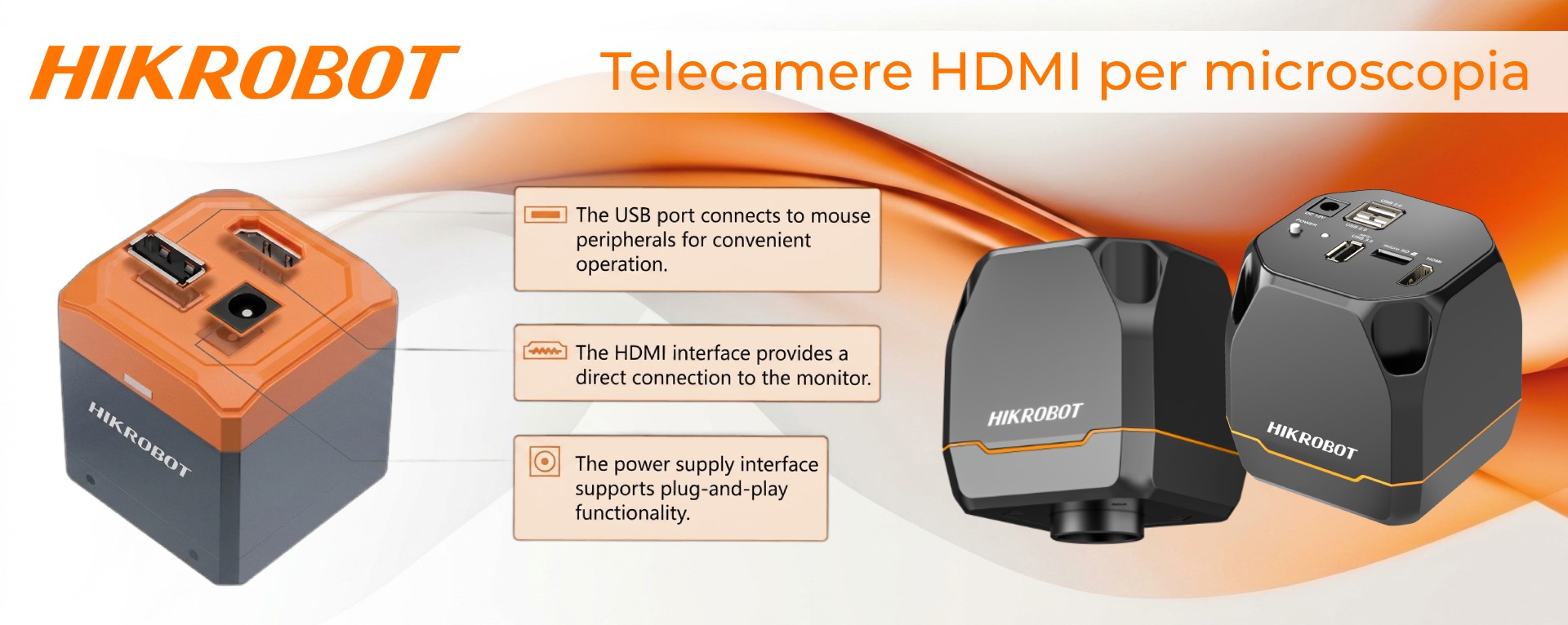 Telecamere Hikrobot per microscopia: alta risoluzione e visualizzazione diretta HDMI