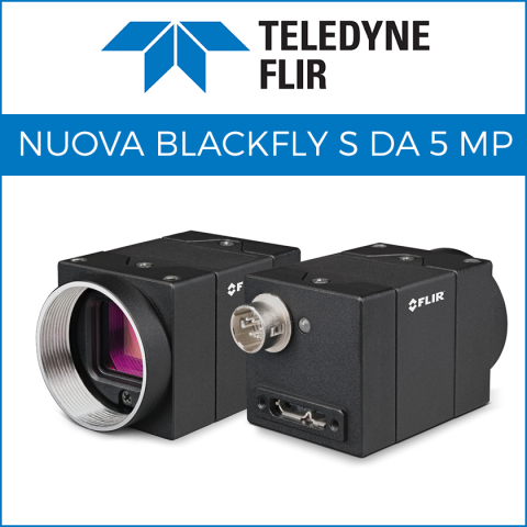 Nuova telecamera GigE Blackfly S da 5 MP