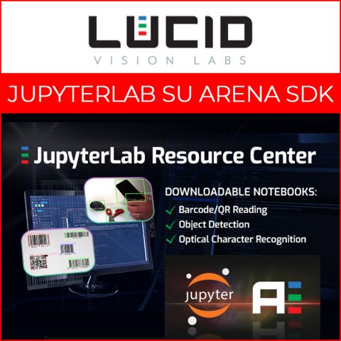 L’ambiente di sviluppo OpenSource JupyterLab è disponibile su Arena SDK: scarica i notebook gratuiti per OCR, QR Reader e Object Detection!