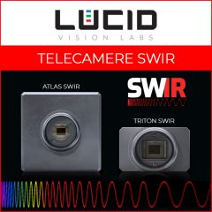 Telecamere ad infrarossi Short Wave Infrared IP67: Atlas SWIR e Triton SWIR