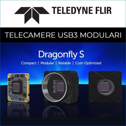 Nuova telecamera Dragonfly S USB3 da 5MP: compatta, modulare e conveniente