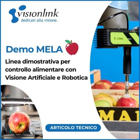Linea demo “Mela” per il controllo qualità alimentare